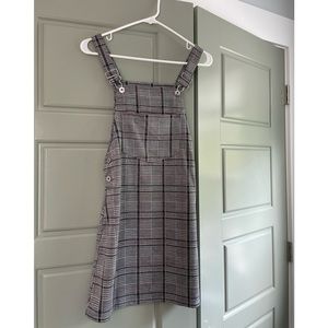 H&M Overall Dress Plaid